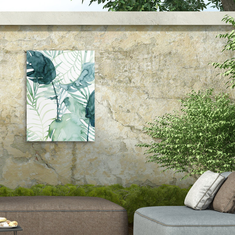 Toile d'extérieur Rennerdale Grace Popp Palm P pièces II, H 24 po x l 18 po x P 1,5 po