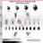 Hard Rubber Swivel Expanding Stem Caster Set-92141363