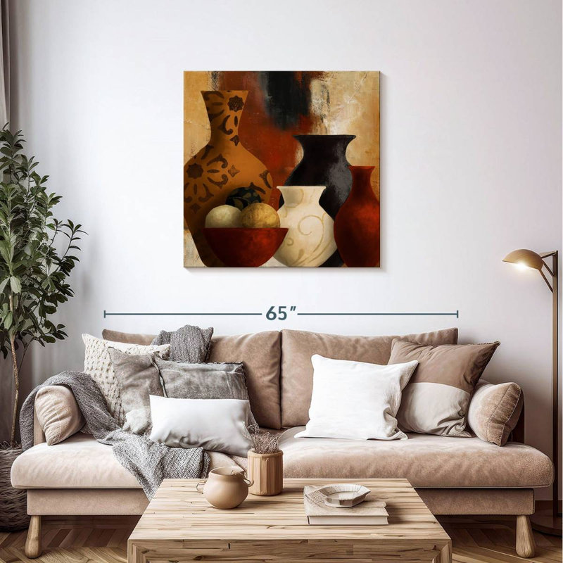 Senne Moroccan Vessels, 36" H x 36" W