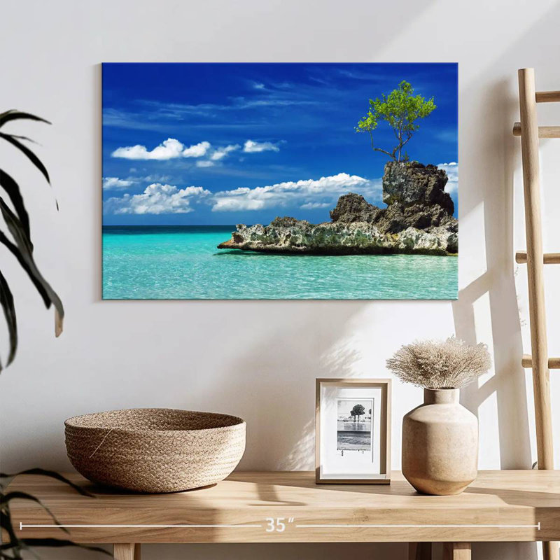 Gillard Willy's Rock In Boracay, 16" H x 24" W