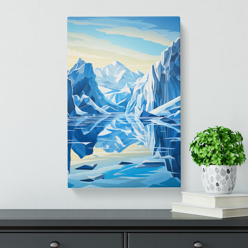 Glacier Deco - Print, 76cm H x 50cm W x 3cm D