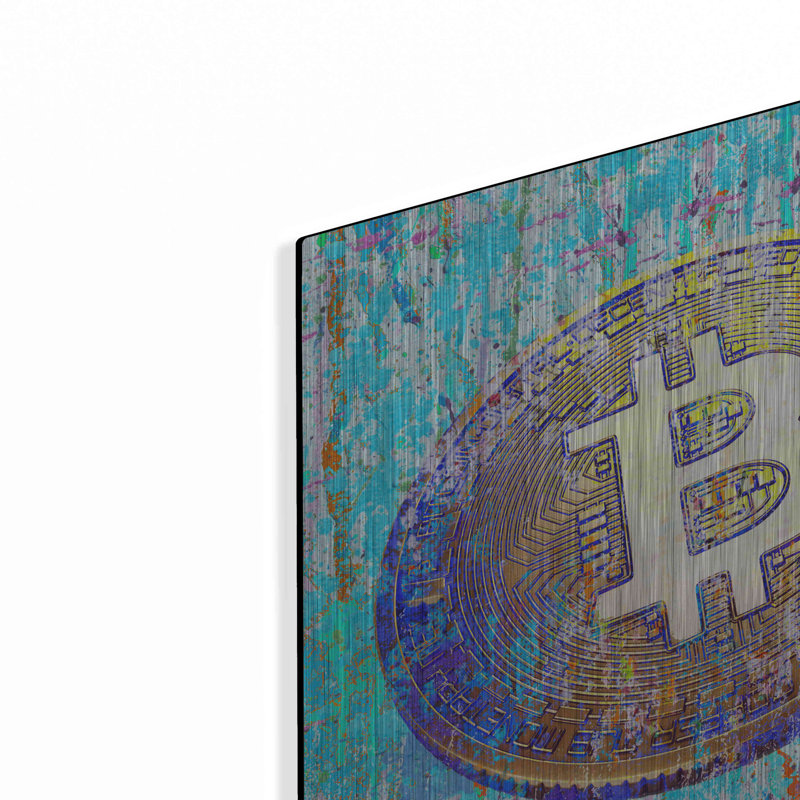 «The Inextinguischable Bitcoin» par Valentyn Artemenko, H 12 po x l 12 po