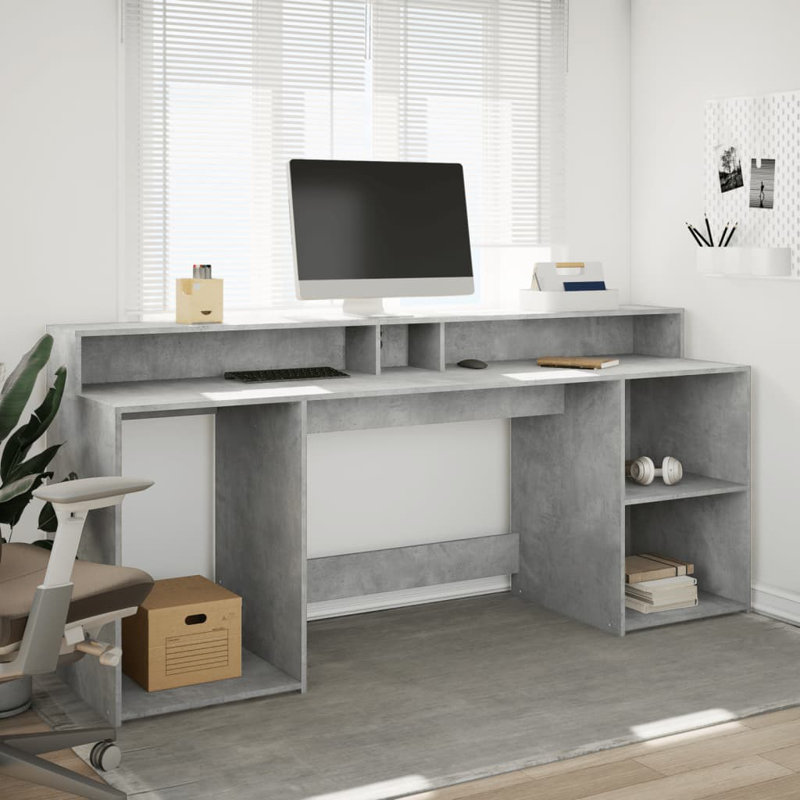 Desk, Concrete grey