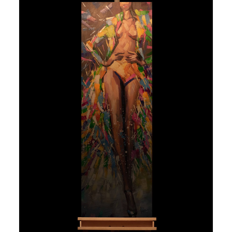Hand -painted acrylic painting, Seductive Venus