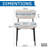 Boucle Dining Chairs Set of 2, Kitchen Chairs Set of 2 with Cushion and Curved Backrest for Living Room Restaurant-1330357025