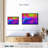Abstract Rainbow Screen Canvas Print-102860236