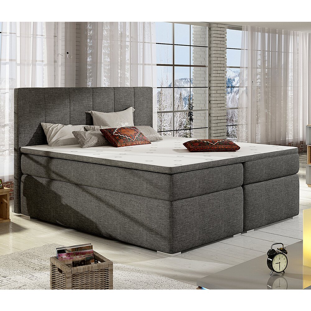 Boxspringbett Zeil mit Topper und Bettkasten