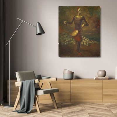 "Macabre Drummer" by  Johannes Robert Schürch - Gallery Wrap Canvas Wall Art