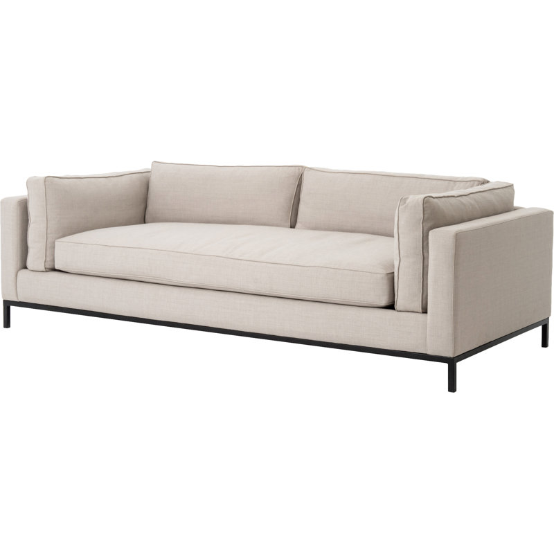 Grammercy Sofa, Beige Polyester Blend
