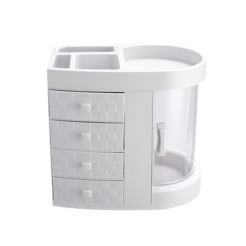 Leteshia Plastic Makeup Organizer