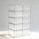 Paquet de 10 tiroirs de rangement empilables transparents, bacs de rangement en acrylique pour le maquillage, la salle de bain, le meuble-lavabo, l'armoire de cuisine, le garde-manger et l'organisation à la maison