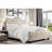 Lark Manor™ Upholstered Tufted Natural Linen Adjustable Headboard Bed-1215672237-1215672243