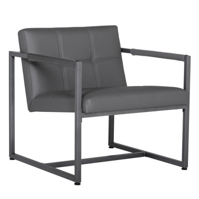 Holbeach Faux Leather Armchair