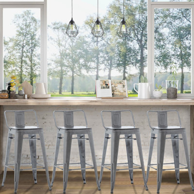 Alcester Counter Stool with Metal Frame