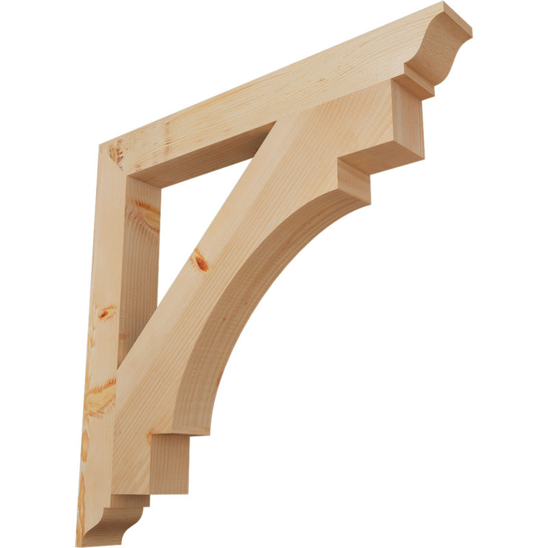 Support Merced, Cèdre rouge de l'Ouest (lisse), H 34 po x l 3,5 po x P 34 po