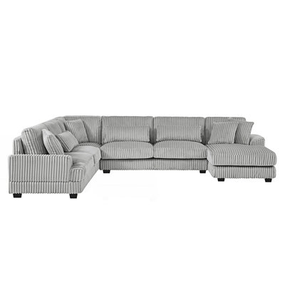 Oversized Sectional Sofa UShaped Sofa Couch Modern Sofa Upholstered Comfy Couch