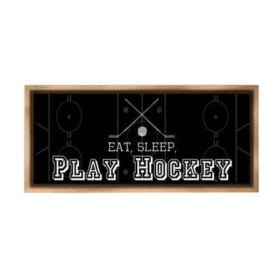 " Eat Sleep Hockey Phrase " Print