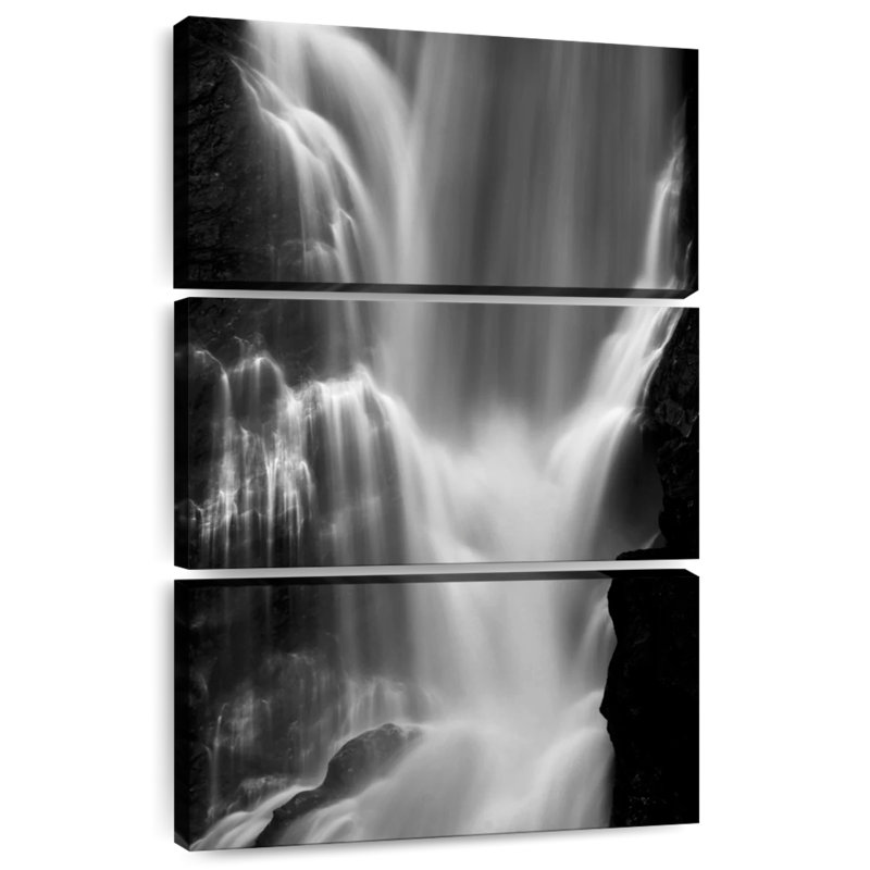 Alvord Weeping Falls BW, H 23 po x l 14 po