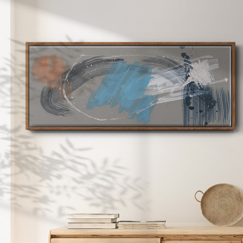 Whimsical Marks II- Framed Canvas