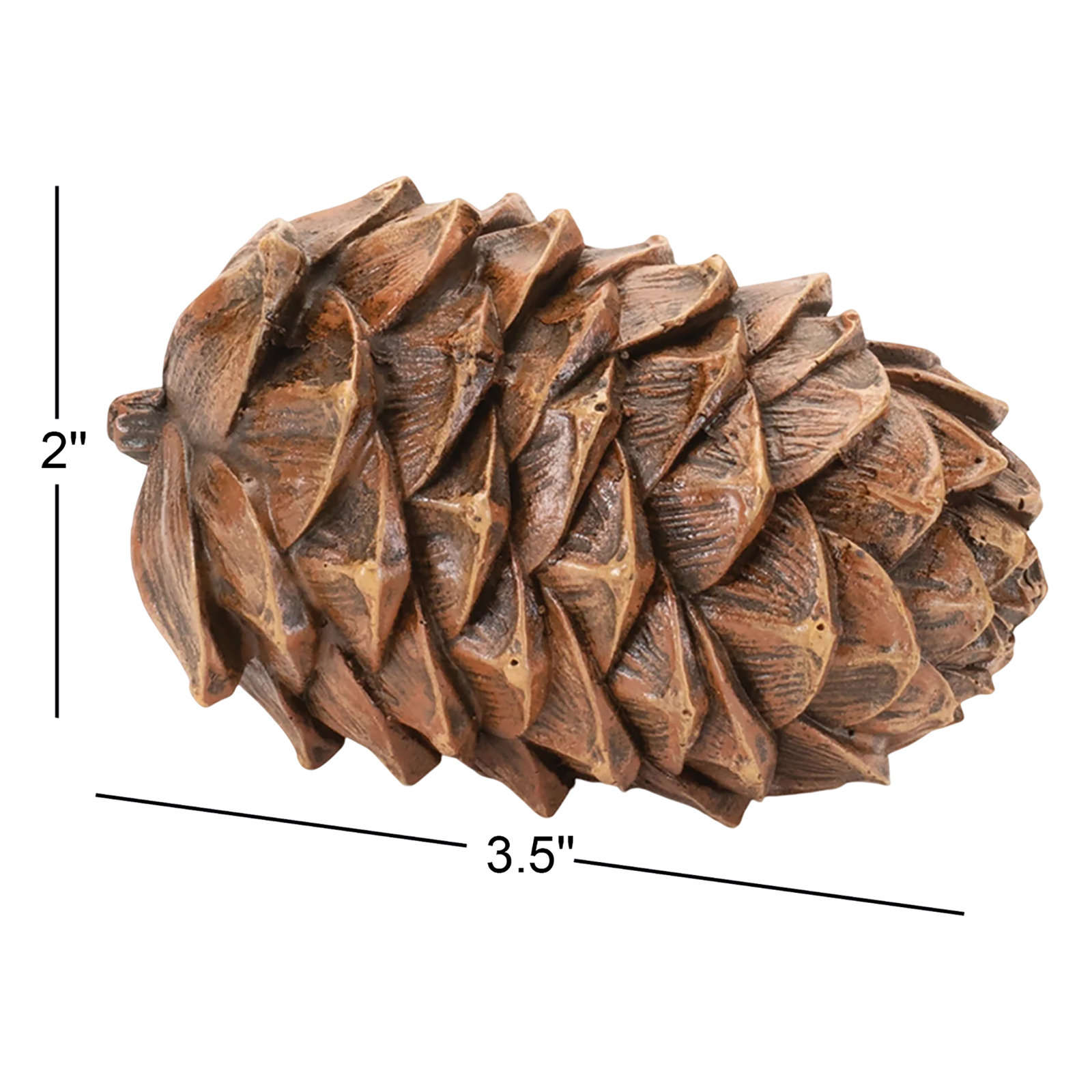 12-Piece Pinecone Holiday Accent Set