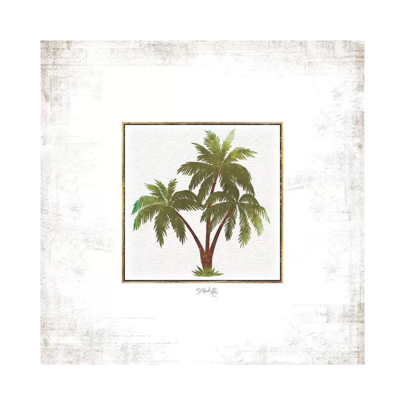 Palm Trees by Marla Rae - Wrapped Canvas Print, 30.48 cm H x 30.48 cm W