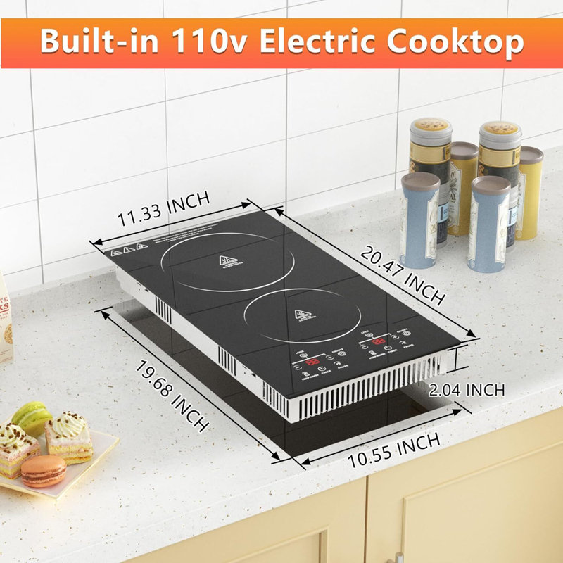Surface de cuisson électrique en céramique 12 po