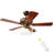 Brunman 52'' Ceiling Fan with Light Kit