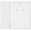 Lit double avec rangement pour tablette, garde-robe, lumières à DEL - peu encombrant pour la salle de sport, les tablettes blanches et le bureau rayonnant, chambre d'amis-951866001-951866002