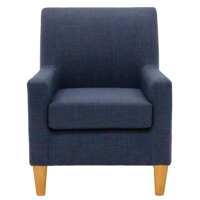 Fauteuil l 25 po, Mélange de polyester bleu marine