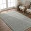 Tapis bleu / crème touffeté à la main à motif géométrique Christie-71603413