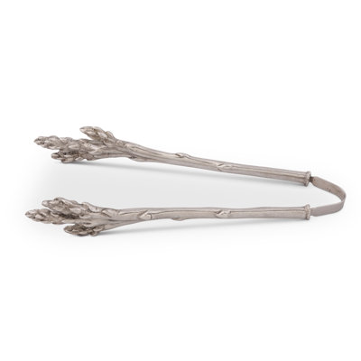 Farmer's Market Pewter Asparagus Tongs