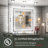 Chrisna LED Bathroom Mirror with Frontlit and Backlit, 3 Colors Temperature & Dimmable Light Anti-fog Tempered Glass Bathroom Vanity Mirror-1644397551-1660412593