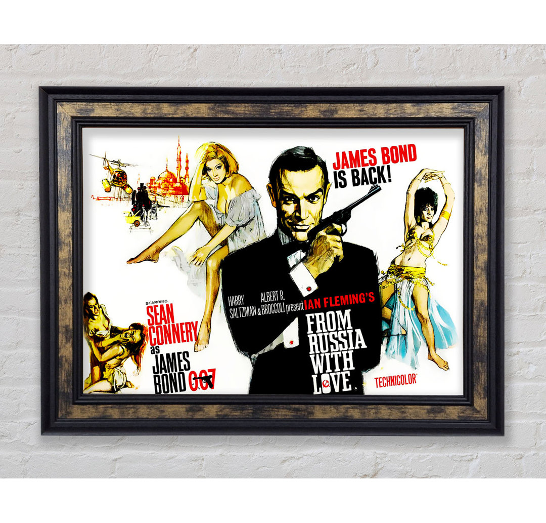 Sean Connery from Russia with Love - Bilderrahmen Kunstdrucke