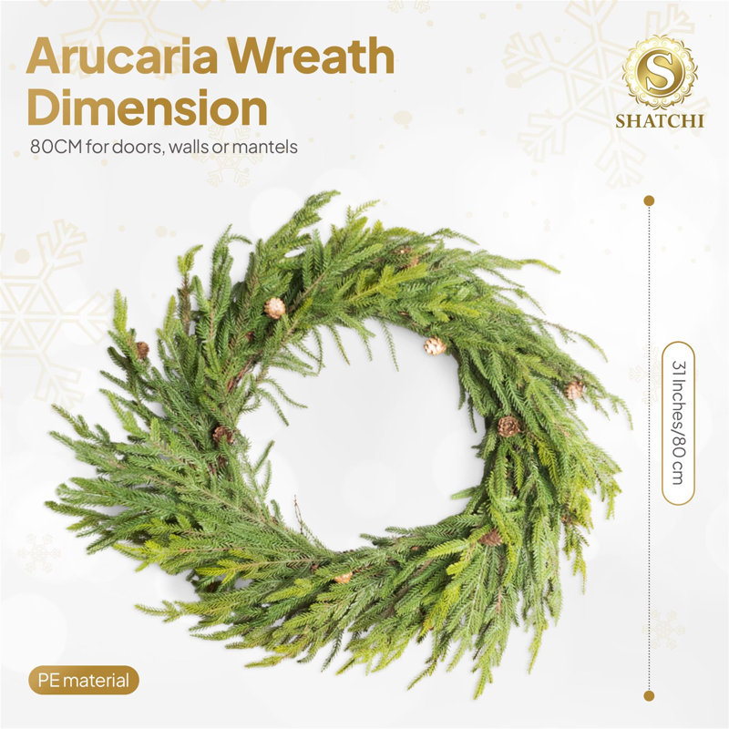 Polyethylene Wreath, 70 (cm) x 70 (cm)