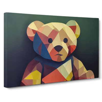 Teddy Bear Abstract Vol.1 - Wrapped Canvas