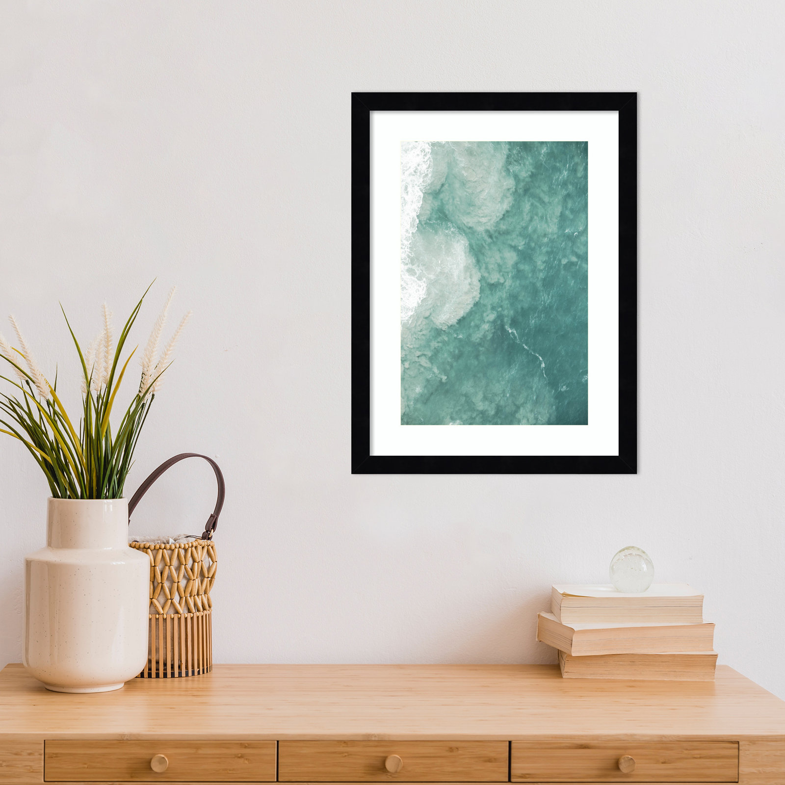 Daisey "Oceano" Print by Shot by Clint, Black, 17" H x 13" W