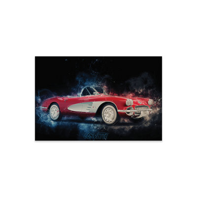 Corvette par Durro Art - peinture sans cadre