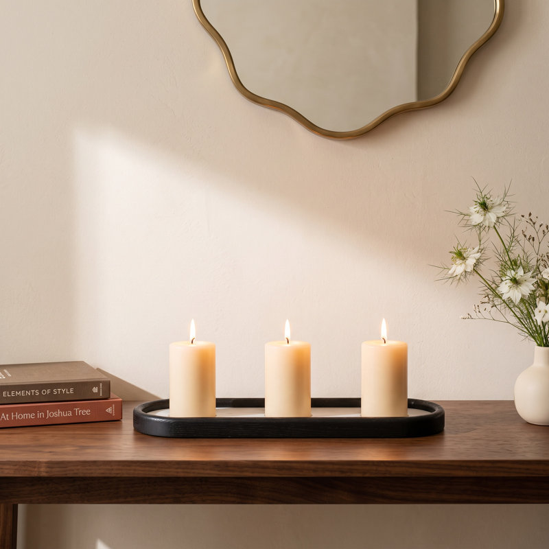 Alberton Candle Holder, Charcoal
