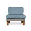 Catalina Outdoor Teak Lounge Chair-502431837-502432751