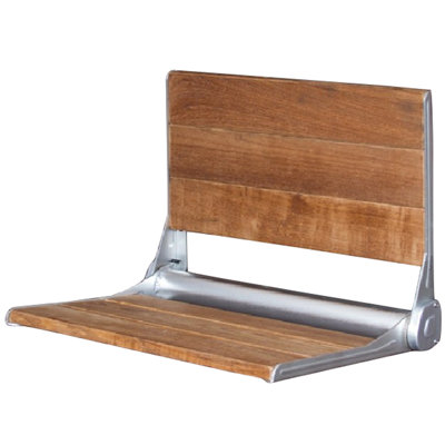 Wall Mounted Teak Shower Bench