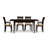 Sarah 4 - Person Solid Wood Top Four Leg Dining Set-16848869-37101031-39921237