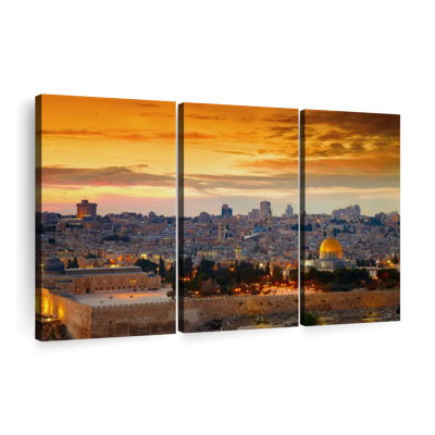 " Jerusalem Sunset Cityscape " on