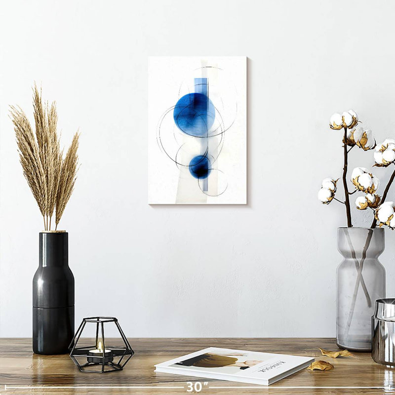 Avery Blue Naval I, 12" H x 8" W