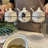 Ceramic Spice & Sugar Jars, With Lids Spoons And Shelf,Porcelain Condiment Kitchen Jar Spice Container Set, 230 ML,3 Pcs