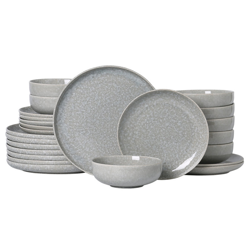 Service de table 24 pièces Alofmo, Gris