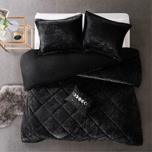 Velvet Bedding With Pillow - Duvet Cover Sumptuous Look