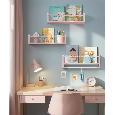 Ensemble de 3 étagères à livres pour chambre de bébé