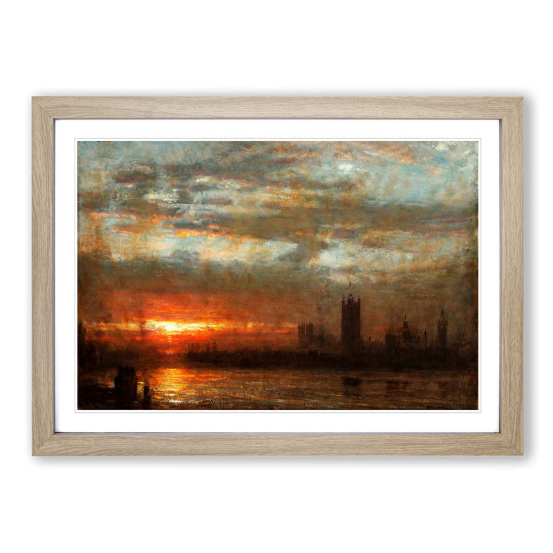 J.M.W. Turner - Single Picture Frame Painting, Oak