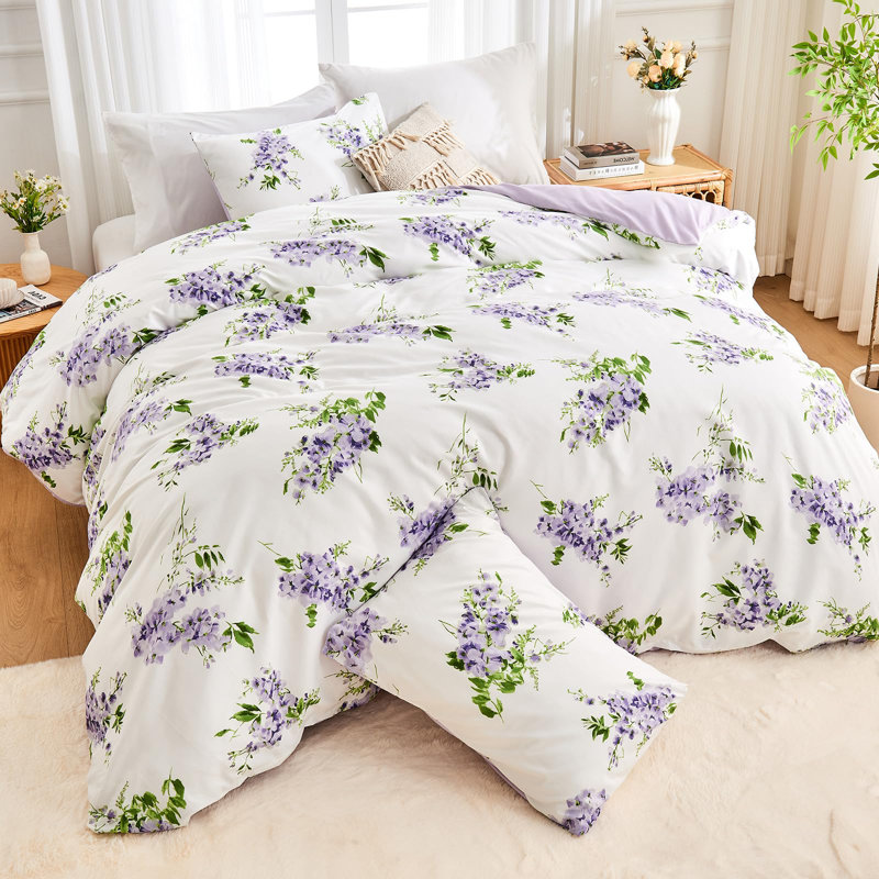 Housse de couette pour grand lit Hime Luxury, Housse de couette grand + 2 taies d'oreiller, Rayures rouges
