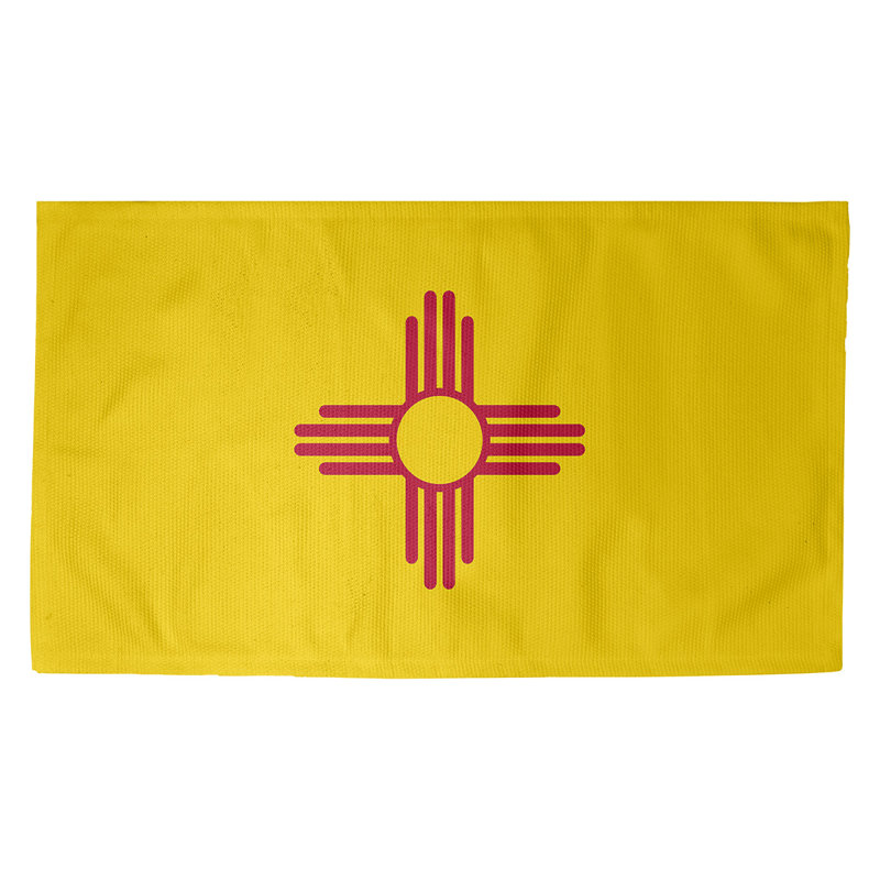 Paillasson d’intérieur dobby new mexico flag Fawcett, Rectangulaire 2 pi 1,5 po x 3 pi 4 po